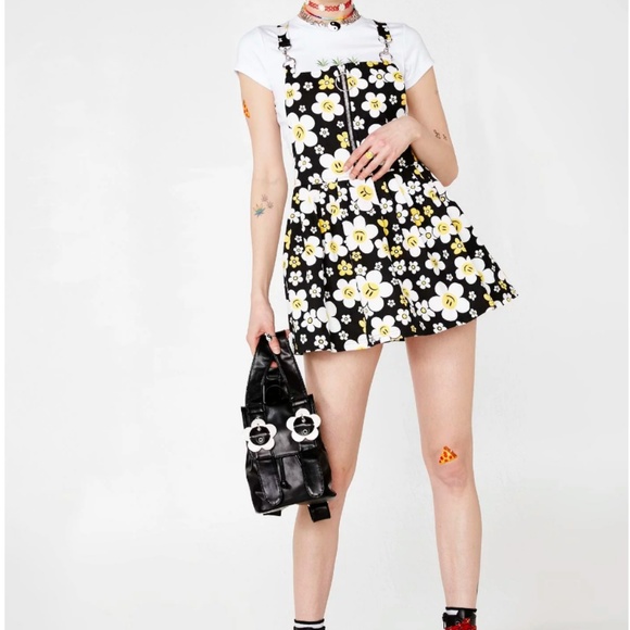 daisy overall dress